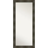 Rustic Rail Charred Framed Mirror