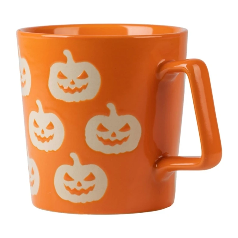 Jack O' Lantern and Ghost Mugs, Set of 4
