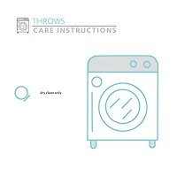 Navy Pick Stitch Stripe Decorative Throw