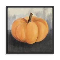 Pumpkin Framed Giclee Canvas Art Print