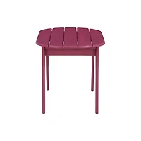 Acacia Wood Oval Adirondack Coffee Table