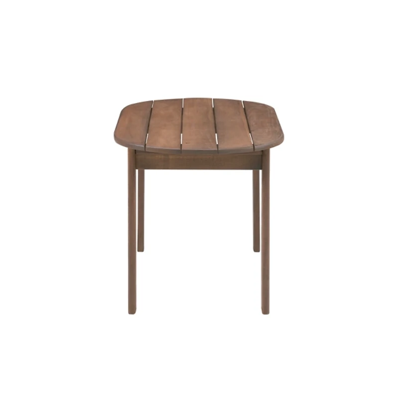 Acorn Acacia Wood Oval Adirondack Coffee Table