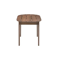 Acorn Acacia Wood Oval Adirondack Coffee Table