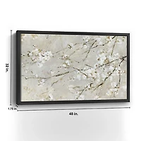 Blossom Confetti Framed Giclee Canvas Art Print