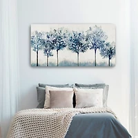 Indigo Forest Light Giclee Canvas Art Print