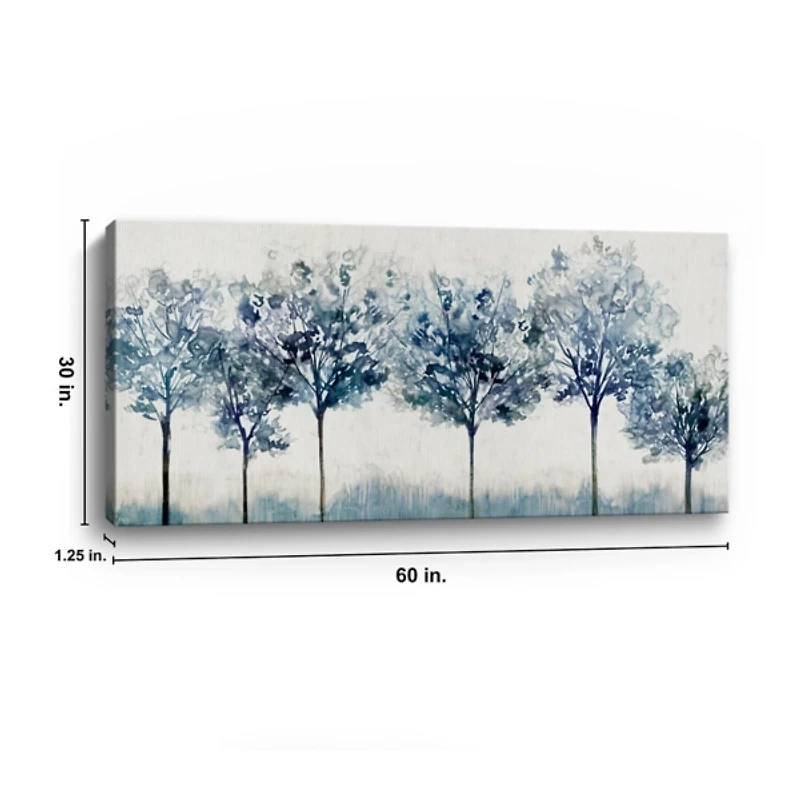 Indigo Forest Light Giclee Canvas Art Print