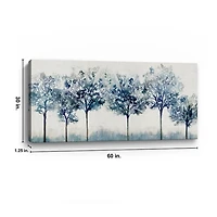 Indigo Forest Light Giclee Canvas Art Print