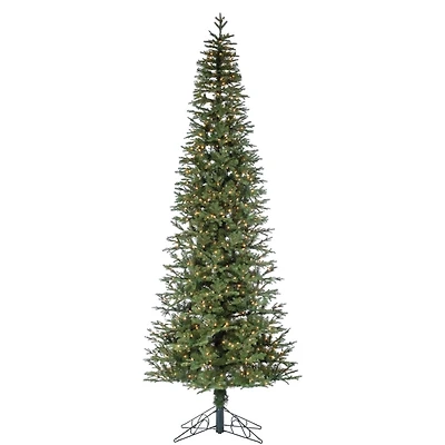 10 ft. Lit Narrow Jackson Pine Christmas Tree