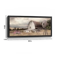 Henderson Bay Farm Framed Giclee Canvas Art Print