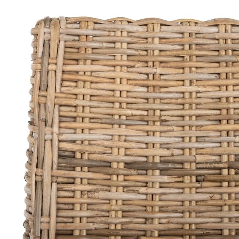 Natural Coastal Rattan 2-pc. Dining Chair Set