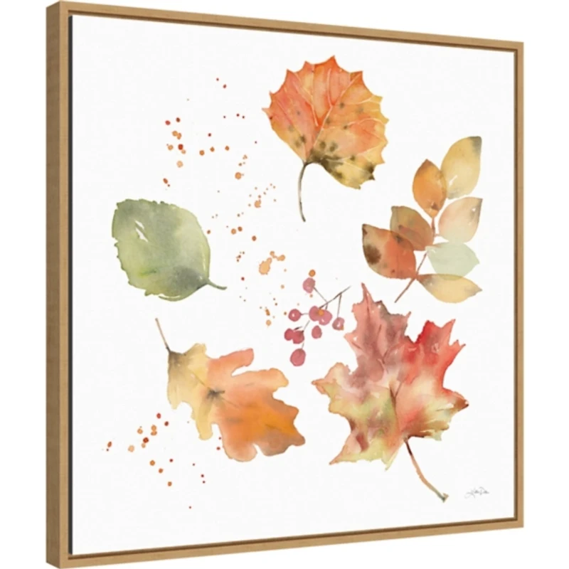 Falling Leaves Framed Wall Art