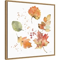 Falling Leaves Framed Wall Art