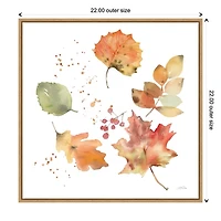 Falling Leaves Framed Wall Art