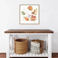 Falling Leaves Framed Wall Art