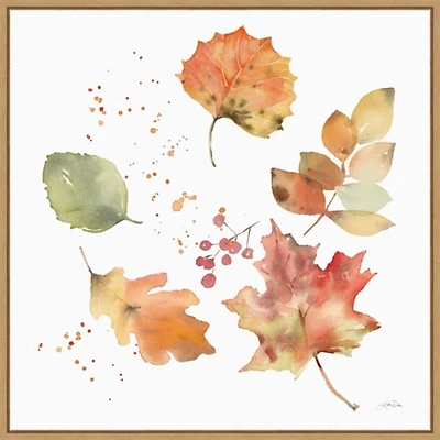 Falling Leaves Framed Wall Art