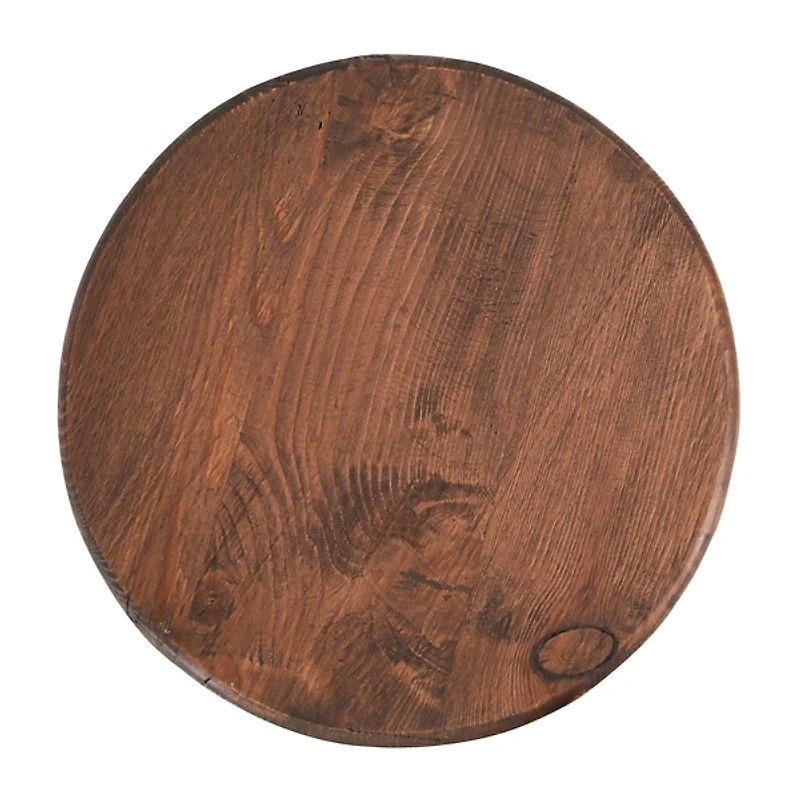 Reclaimed Pine Wood Adjustable Counter Stool