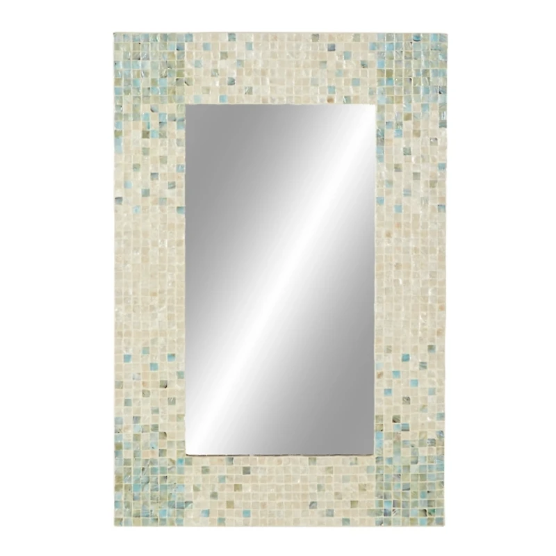 Mother of Pearl Mosaic Wall Mirror
