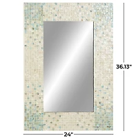 Mother of Pearl Mosaic Wall Mirror