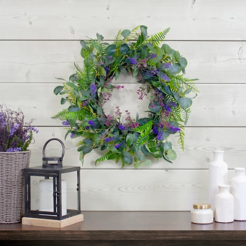 Lavender and Catnip Wild Floral Wreath