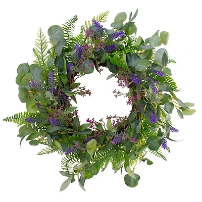 Lavender and Catnip Wild Floral Wreath