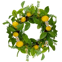 Fresh Daisies and Lemons Wreath