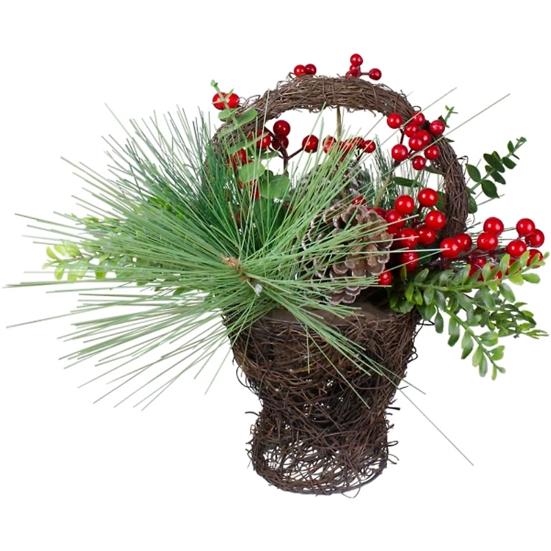 Eucalyptus Berry Christmas Floral Arrangement