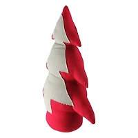 Red and White Weighted Tabletop Christmas Tree