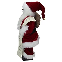 Naughty or Nice List Santa Claus Figurine