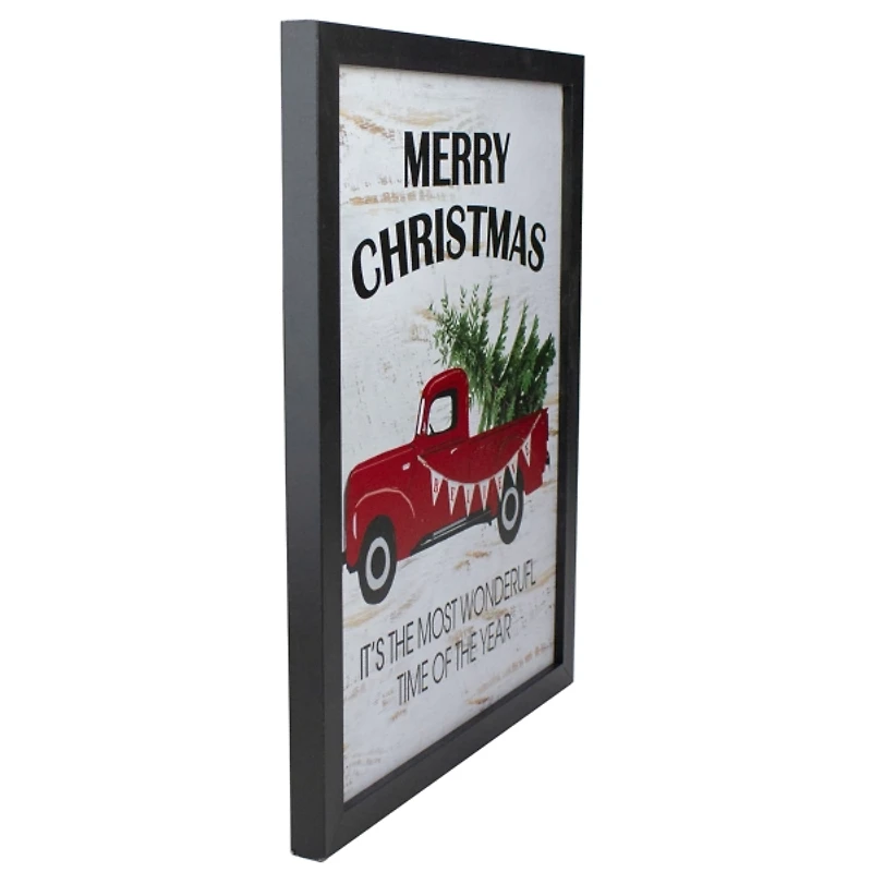 Wonderful Christmas Tree Truck Christmas Wall Art