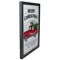 Wonderful Christmas Tree Truck Christmas Wall Art