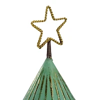 Layered Gold Star Christmas Tabletop Tree