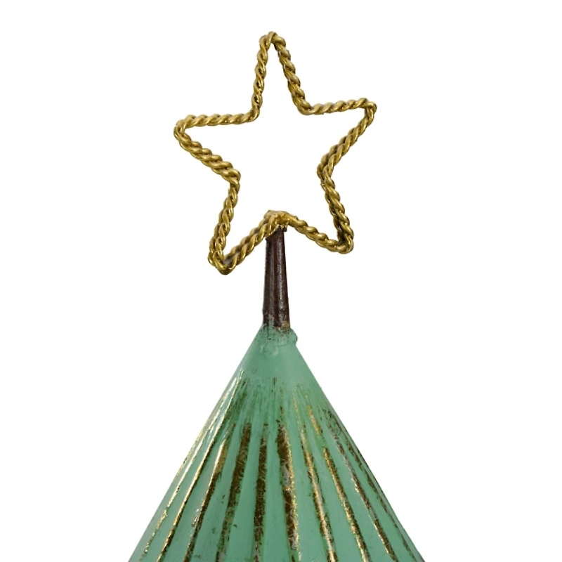 Layered Gold Star Christmas Tabletop Tree