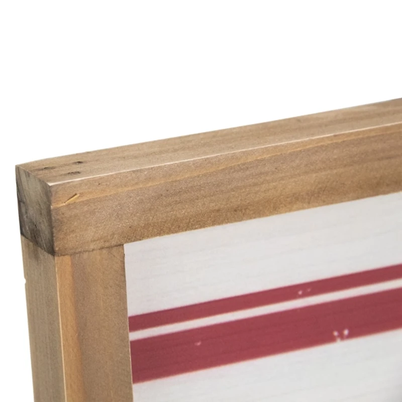 Fresh Cut Christmas Trees Wood Framed Wall Plaque