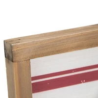 Fresh Cut Christmas Trees Wood Framed Wall Plaque