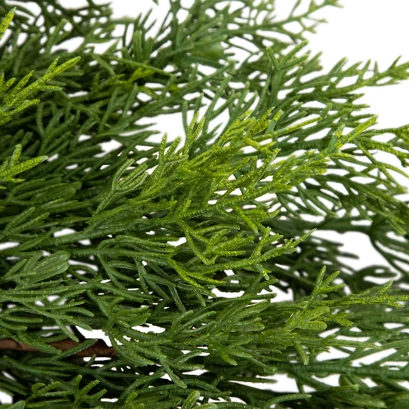 Cedar Branch and Pinecone Wreath