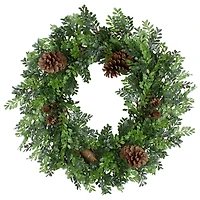 Boxwood Pinecone Christmas Wreath