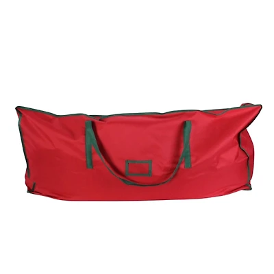 Red and Green Christmas Storage Bag with ID Window