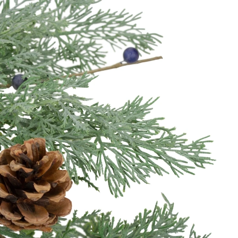 Blueberry Pinecone Winter Forest Garland