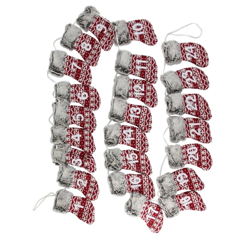 Stocking Countdown Christmas Garland