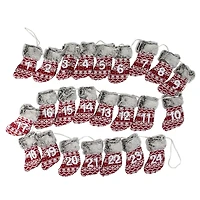 Stocking Countdown Christmas Garland