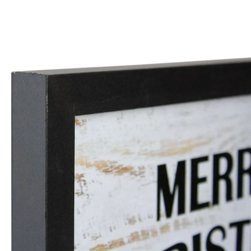 Black White Winter Scene LED Canvas Art Print