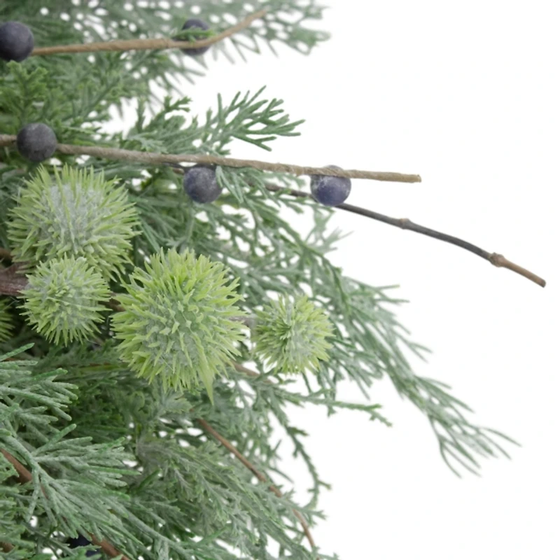 Pine and Blueberry Wreath