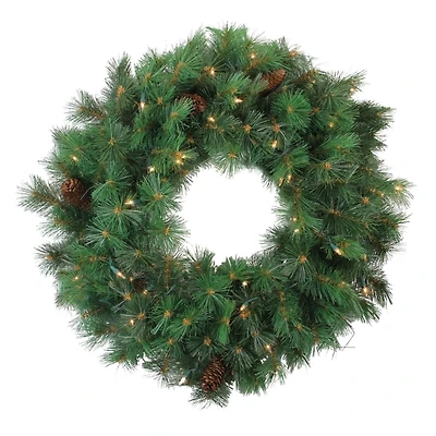 Pre-Lit Royal Oregon Pine Wreath