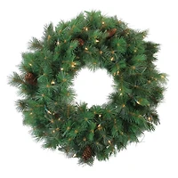 Pre-Lit Royal Oregon Pine Wreath