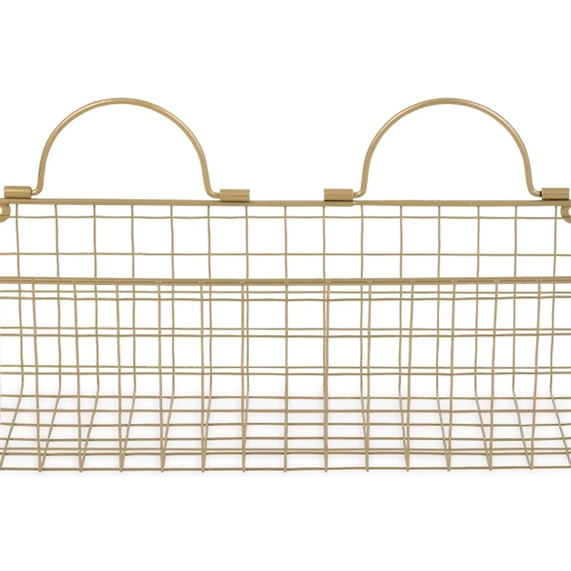 Antique Gold 2-pc. Wire Basket Set