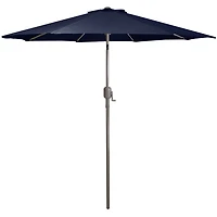 Dark Navy Tilt Hand Crank Outdoor Umbrella