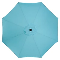 Turquoise Tilt Hand Crank Outdoor Umbrella
