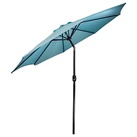 Turquoise Tilt Hand Crank Outdoor Umbrella