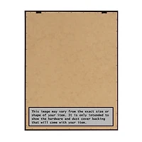 Twas the Night Gold Framed Canvas Art Print