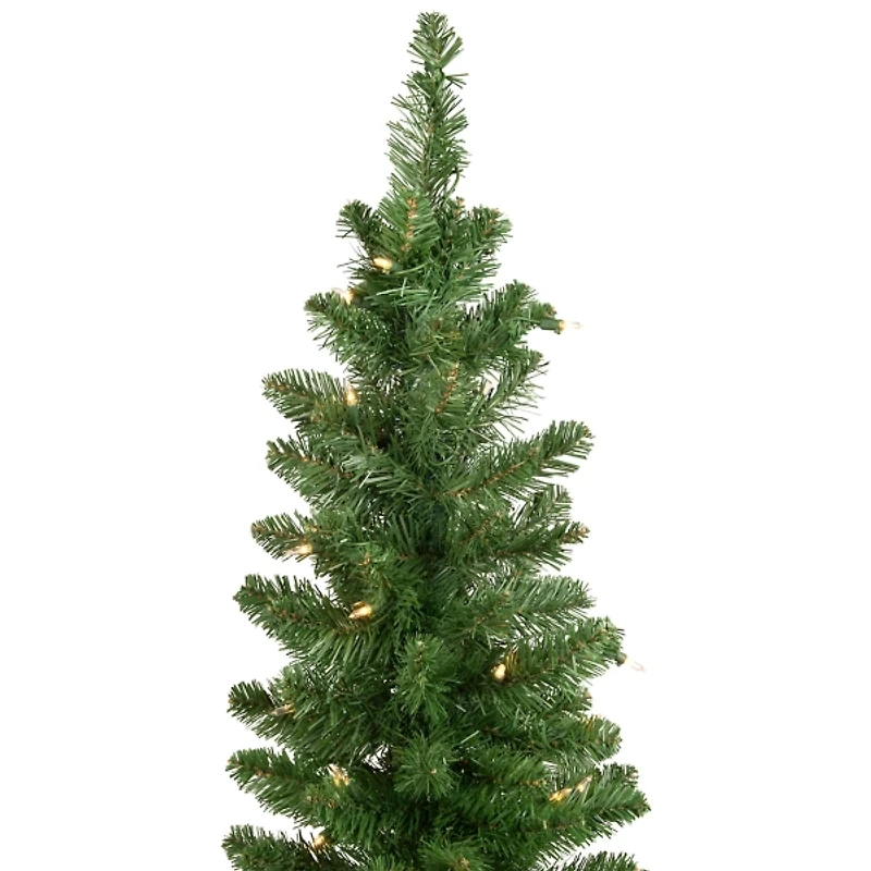 4 ft. Lit Whitmire Pine Christmas Trees, Set of 2